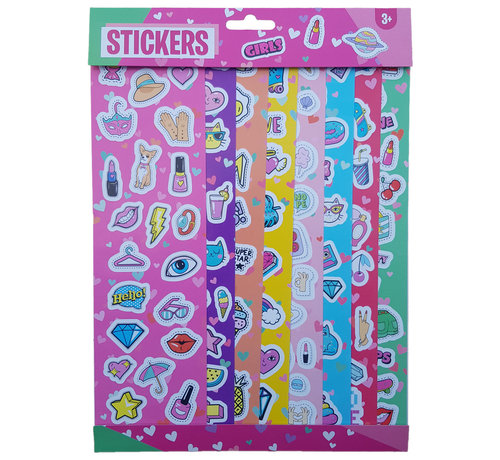 Joni's Winkel Stickervellen 8 vellen "Girls"