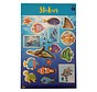 Stickerboek met glitters "Zeewereld"