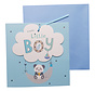 Wenskaart Geboorte Wolk "Cute little boy"