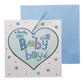 Wenskaart Geboorte A lovely little baby boy