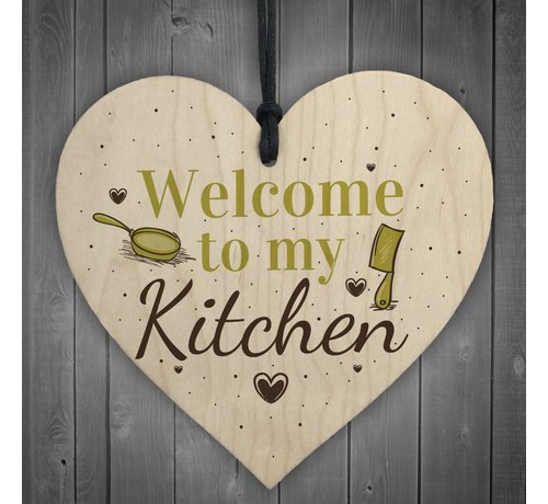 Joni's Winkel Houten hanger 10x10 cm “Kitchen”