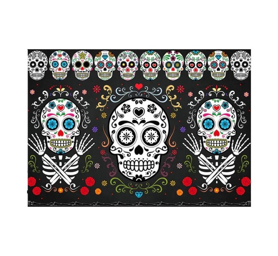 Halloween Decoratie banner “Day of the dead” 60x40 cm