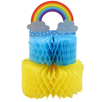 Disney Honeycomb 3D wenskaart "Regenboog"