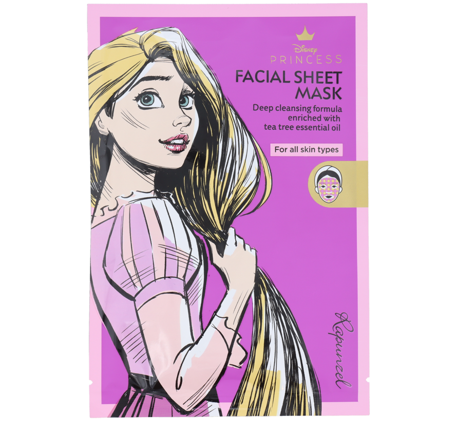 Disney Princess gezichtsmasker "Rapunzel"