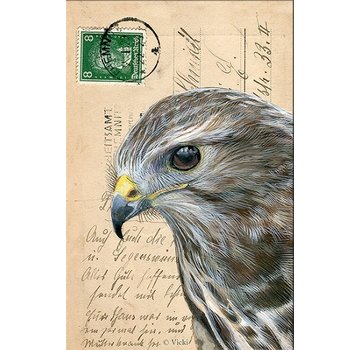Meander Luxe Kaart met envelop "Arend" 11,5x17,5cm