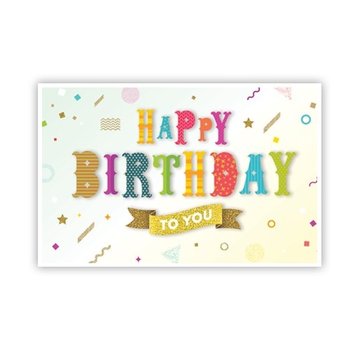 PC Cadeau Enveloppe "Happy Birthday"