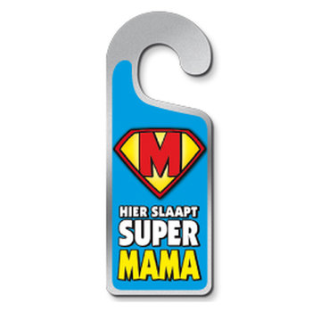 Miko Deurhangers "Hier slaapt super mama"