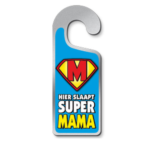 Miko Deurhangers "Hier slaapt super mama"