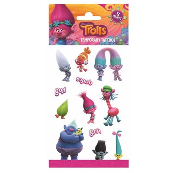 Nickelodeon Tijdelijke Tattoo's "Trolls"