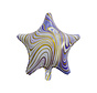 Folieballon Marble Star "Paars-Goud" 45x45 cm