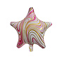 Folieballon Marble Star "Roze-Goud" 45x45 cm