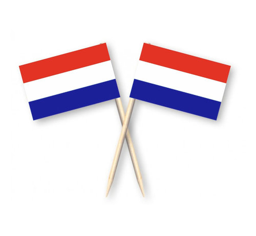 Cocktail prikkers Nederland 50 stuks