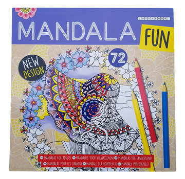 Dutchbook Mandala kleurboek 72 kleurplaten "klok"