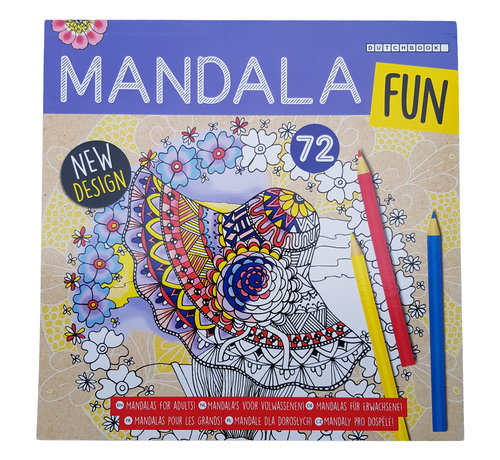 Dutchbook Mandala kleurboek 72 kleurplaten "klok"