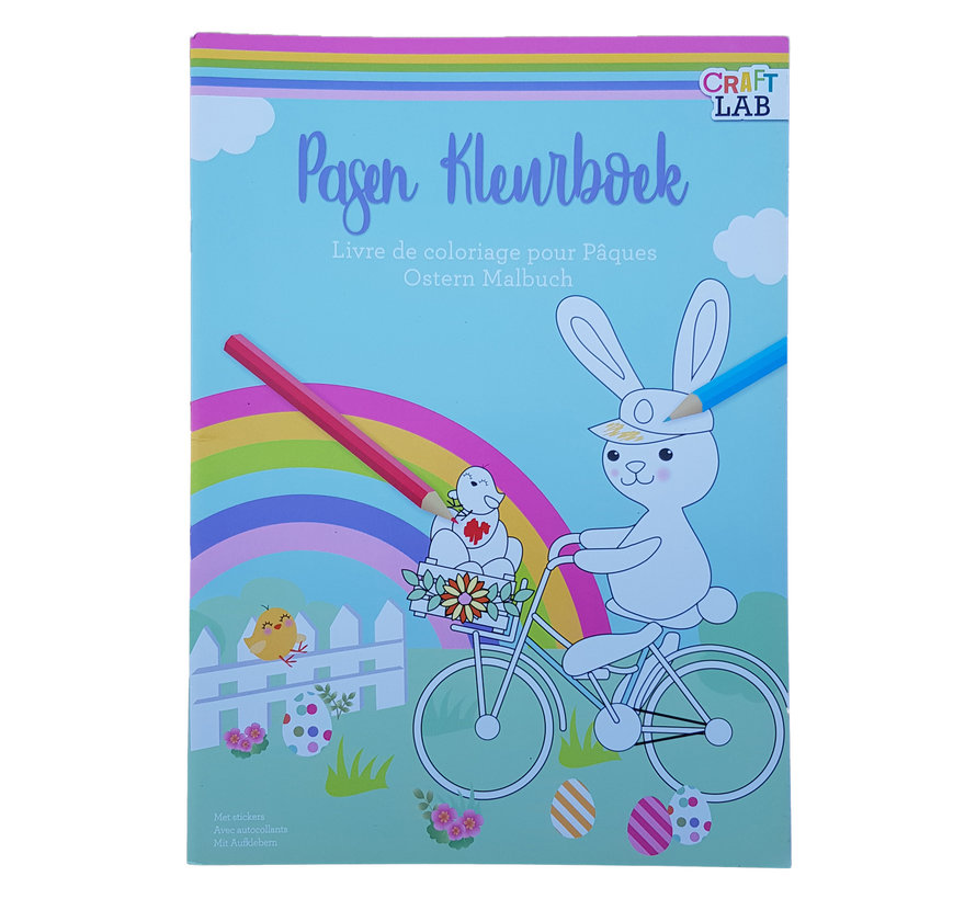 Paas kleur & Sticker boek