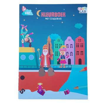 Craft Lab Sint kleur & Sticker boek