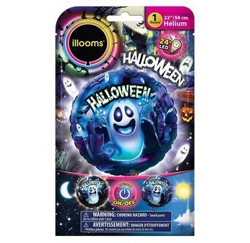 Illooms Illooms led Folieballon Spook 45x45 cm
