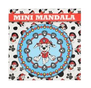 Mini Mandala Kleurboek Paw Patrol "marshall" 12x12 cm 48 Kleurplaten