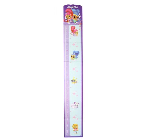 Nickelodeon Groeimeter Shimmer & Shine Paars