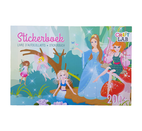 Craft Lab Stickerboek Fairy's met meerdan 200 stickers