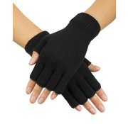PartyXplosion Vingerloze handschoen zwart