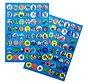 Shape Stickers 112 stuks “Wilde dieren"