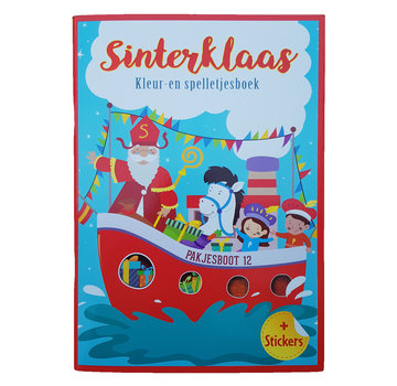 Wins-Holland B.V. Sinterklaas sticker- , kleur- & doeboek "Pakjesboot 12"