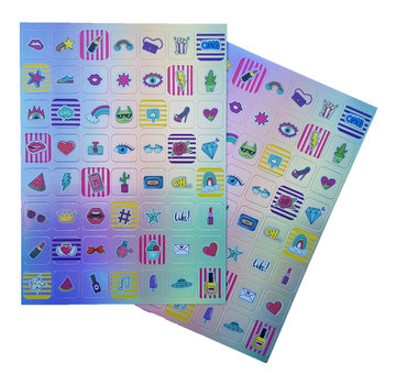Joni's Winkel Holografische Stickers 112 stuks “OMG”