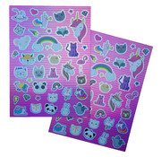 Joni's Winkel Holografische Shape Stickers "Unicorn Dream"