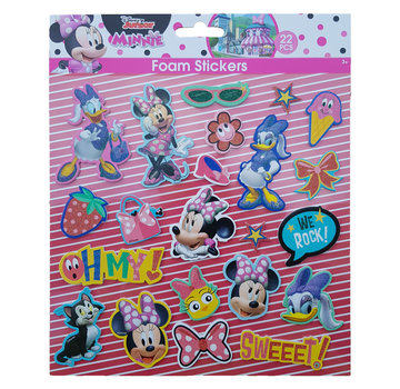 Disney Disney's Minnie Mouse Foam Stickers "We Rock" +/- 22 Stickers