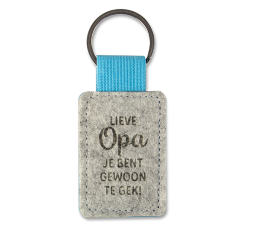 Miko Vilten sleutelhanger "Opa"