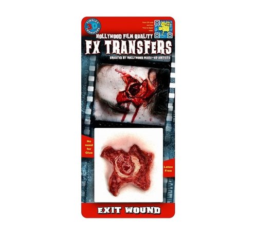 Tinsley Transfers Tinsley Horror 3D Tattoo Schotwond ( Exit Wound )