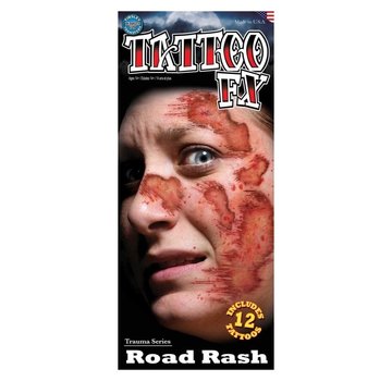 Tinsley Transfers Tinsley Tattoo FX - Trauma Series - Road Rash "Schaafwond"