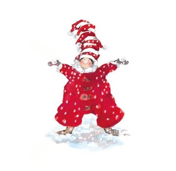 Moniek Peek Dubbele kaart met env. Festive hats 17x12cm