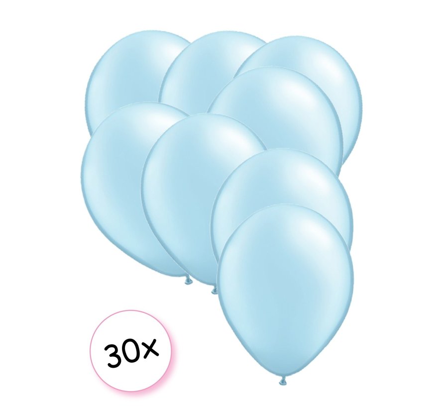 Premium Quality Ballonnen Baby Blauw 30 stuks 30 cm