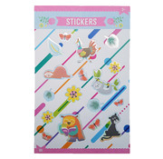 Stickerboek met glitters "Schattig"