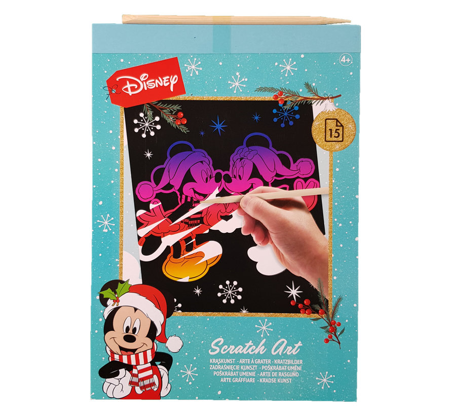 Disney's Mickey Mouse kerst Krasblok 15 vel