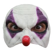 Ghoulish productions Half Masker - Purple Clown