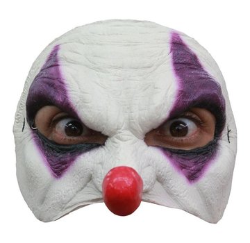 Ghoulish productions Half Masker - Purple Clown