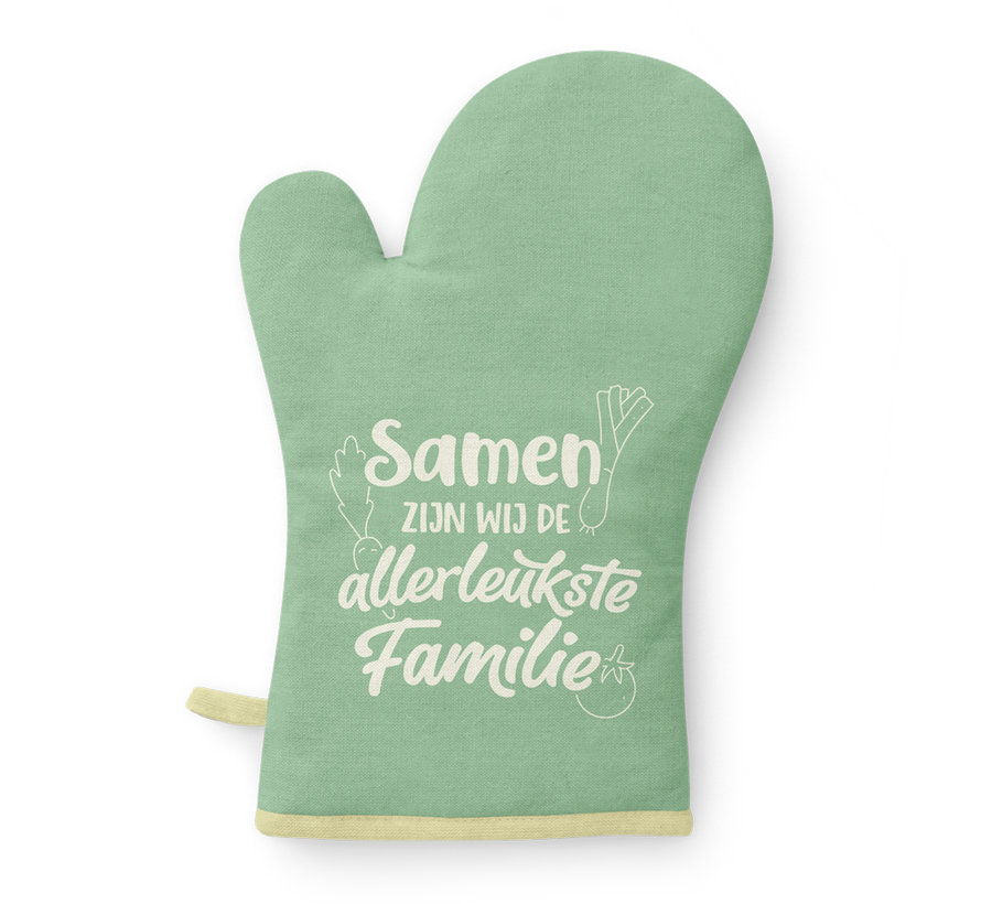 Ovenhandschoen "Familie"