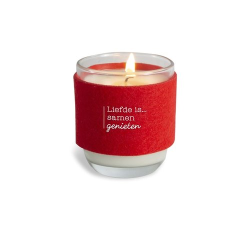 Miko Cosy Candle "Liefde is"
