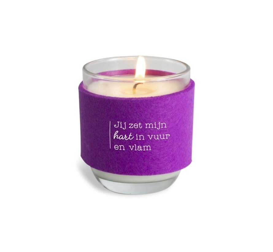 Cosy Candle "Vuur en vlam"