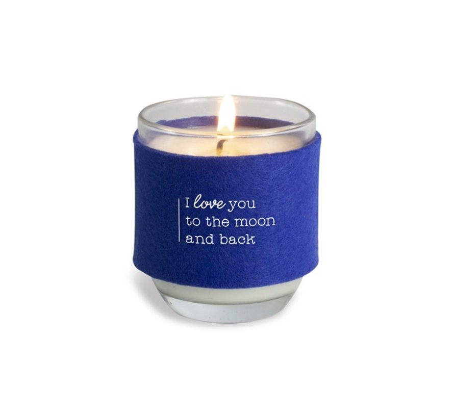Cosy Candle "I love you"