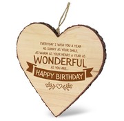 Miko Mijn Hart Hang deco "Happy Birthday"