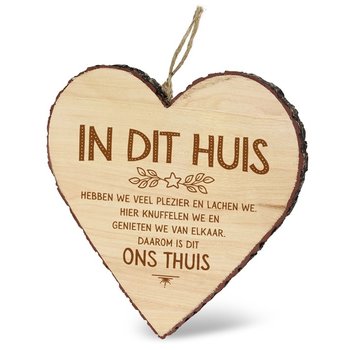 Miko Mijn Hart Hang deco "In dit huis"