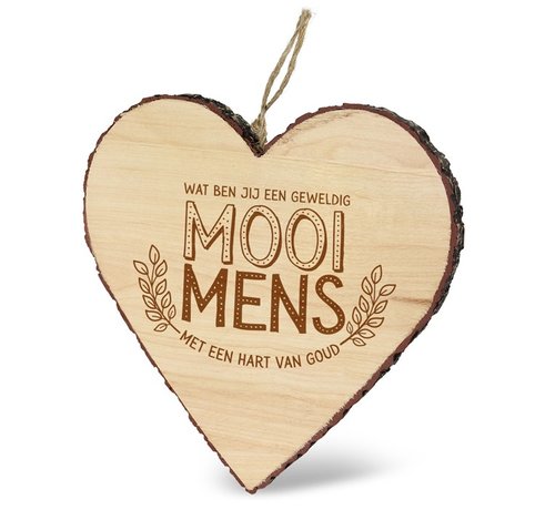 Miko Mijn Hart Hang deco "Mooi Mens"