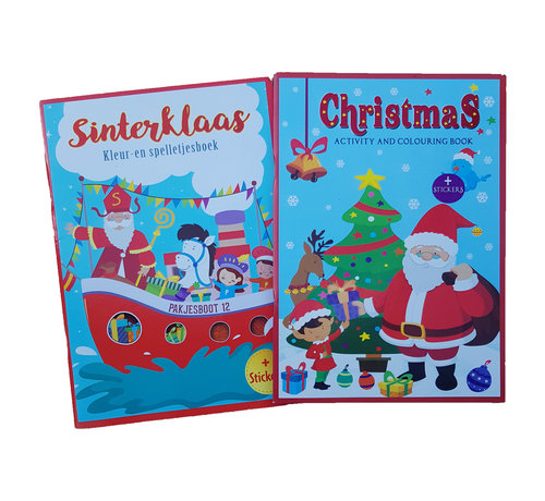 Wins-Holland B.V. Sinterklaas & Kerst sticker- , kleur- & doeboek