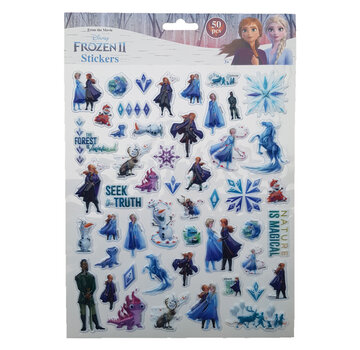 Bubbel-stickers "Frozen - The fores is awakend" +/- 50 Stickers
