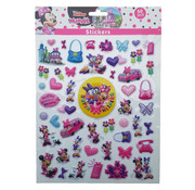 Bubbel-stickers "Minnie Mouse - Super Helpers" +/- 50 Stickers