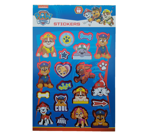 Paw Patrol Stickerboek met glitters "Peek-a-boo Pubs"